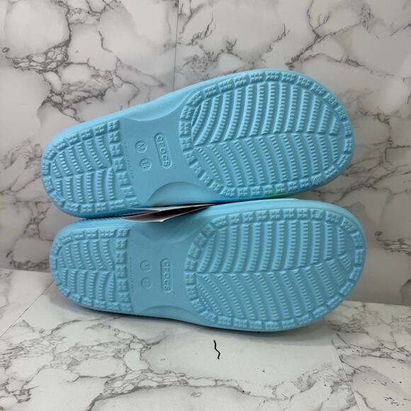 Crocs Slides Sandals Slipper Artic Blue Green Unisex Men\'s Size 11 NEW #M438 main image 10